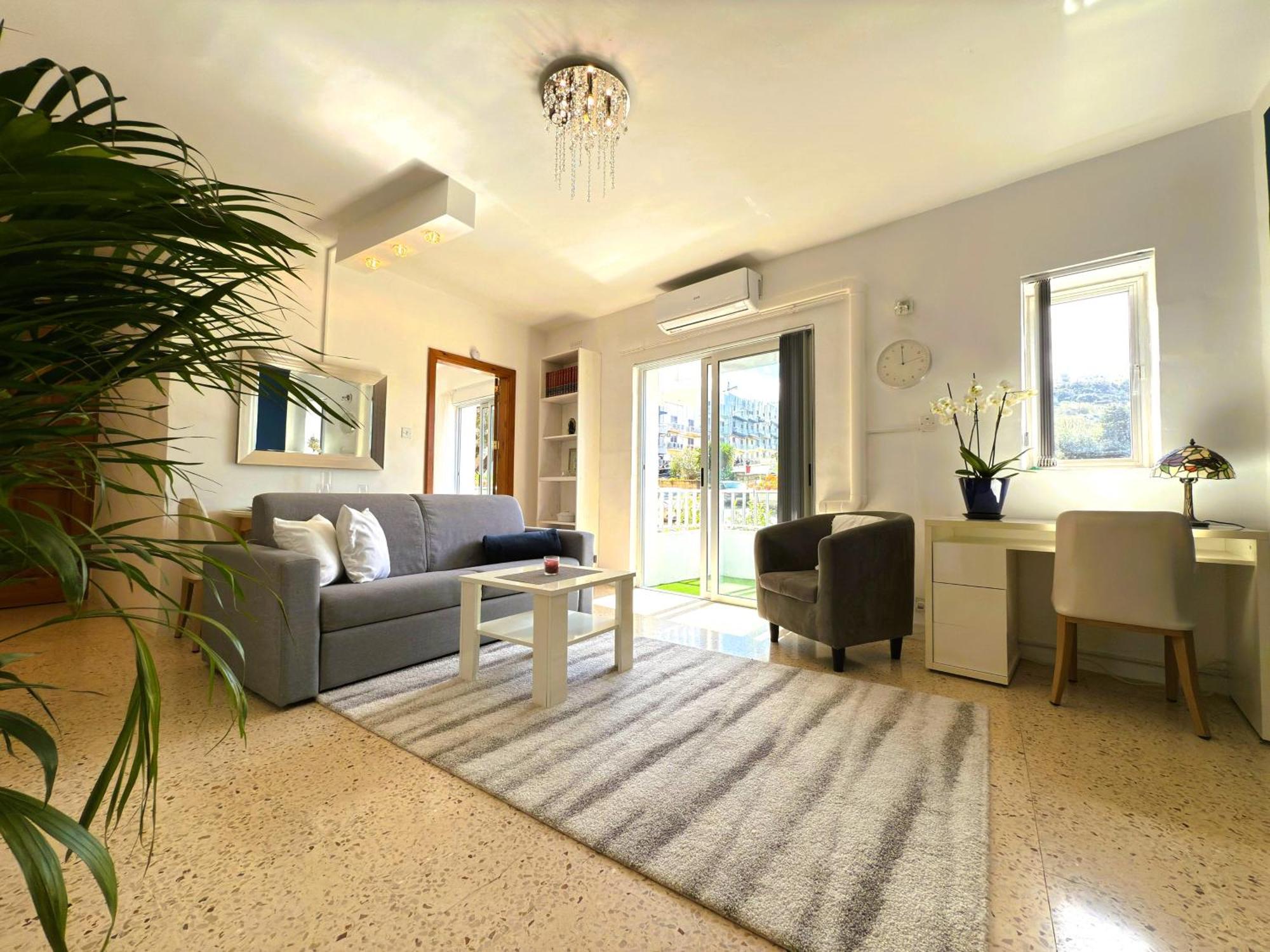 Close To Beach Unique & Cozy Apartment 3 Balconies Country Views Mellieħa Exteriör bild