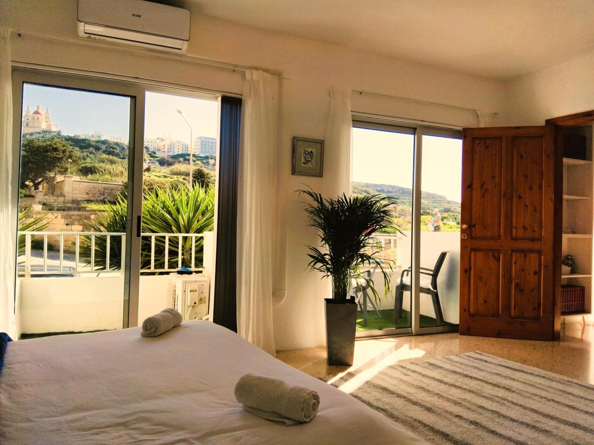 Close To Beach Unique & Cozy Apartment 3 Balconies Country Views Mellieħa Exteriör bild